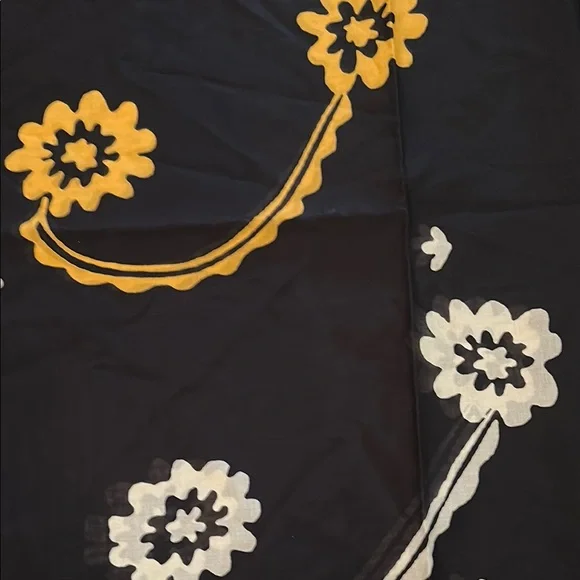 NEW Tory Burch Printed Pareo β Black Floral πΌπ€ - Picture 7 of 8